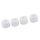 4Pcs/Set 16mm Foosball Fussball Table Rod Bumpers Buffer For Table Soccer Football White