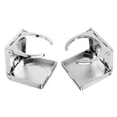 Set of Two Portable Plastic Folding Beverage Drink Cup Holder