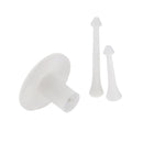 High Quality Durable Rubber Golf Driving Range Tee Holder with Tees for Golf Training (1 Holder + 2 Tees)