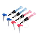 Set of 4 Pieces High Quality Flexible Spring Golf Tees Golf Accessory Pink Blue