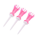 Set of 3 Durable Plastic Golf Ball Tees Claw Tee Golfer Training Tool 68mm/2.7" - Random Color