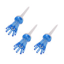 Set of 3 Durable Plastic Golf Ball Tees Claw Tee Golfer Training Tool 68mm/2.7" - Random Color