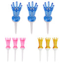 Set of 3 Durable Plastic Golf Ball Tees Claw Tee Golfer Training Tool 68mm/2.7" - Random Color
