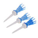 Set of 3 Durable Plastic Golf Ball Tees Claw Tee Golfer Training Tool 68mm/2.7" - Random Color