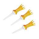 Set of 3 Durable Plastic Golf Ball Tees Claw Tee Golfer Training Tool 68mm/2.7" - Random Color