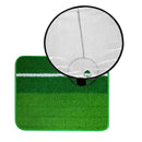 Golf Chipping Hitting Practice Net & Mat Indoor Outdoor Golf Training Aid Tool