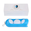 3 Pieces/Set Professional Golf Balls with Clip-on Golf Ball Holder Practice Tournament Gift