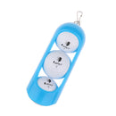 3 Pieces/Set Professional Golf Balls with Clip-on Golf Ball Holder Practice Tournament Gift