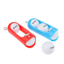 6 Pieces/Set Professional Golf Balls with 2 Hanging Clips Practice Tournament Gift