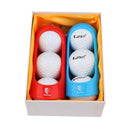 6 Pieces/Set Professional Golf Balls with 2 Hanging Clips Practice Tournament Gift