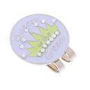Sturdy Bling Bling Rhinestones Magnetic Hat Clip Golf Ball Marker Clip Onto Cap Visor Golfer Gift
