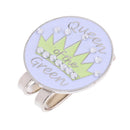 Sturdy Bling Bling Rhinestones Magnetic Hat Clip Golf Ball Marker Clip Onto Cap Visor Golfer Gift