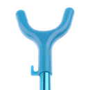 Portable Foldable Compound Bow & Recurve Bow Stand Tripod Rack Aluminum Blue