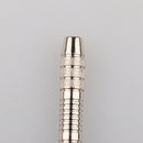 12 Pieces 17 Grams Premium Dart Replacement Barrels Shafts Grip Silver