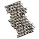 12 Pieces 16 Grams Premium Dart Replacement Barrels Shafts Grip Silver