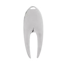2-in-1 Sturdy Golf Divot Repair Tool With Detachable Magnetic Golf Ball Marker Silver