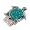 1 Piece Golf Hat Clip Ball Marker Cap Clip Stylish Golf Gift Durable Tortoise Pattern