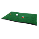 70 x 40cm Golf Mat Residential Practice Hitting Mat with Rubber Tee Holder Balls