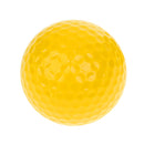 Elastic Synthetic Rubber Golf Ball Training Practice Ball Yellow 42.6mm
