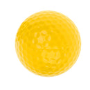 Elastic Synthetic Rubber Golf Ball Training Practice Ball Yellow 42.6mm