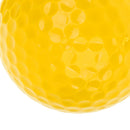 Elastic Synthetic Rubber Golf Ball Training Practice Ball Yellow 42.6mm
