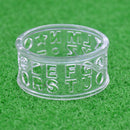 Transparent Letter Golf Ball Line Marker Template Drawing Alignment Tool Equipment