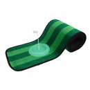 10' x 1' Non-slip Indoor Practice Golf Putting Green Mat Golf Training Aid with Putting Cup Flag and Storage Bag