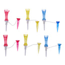2 Pieces/Set Plastic Parent-child Golf Tees Practice Improve Distance Red Yellow Blue Random Color