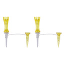 2 Pieces/Set Plastic Parent-child Golf Tees Practice Improve Distance Red Yellow Blue Random Color