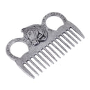 High Quality Stainless Steel Pony Horse Grooming Comb Equestrian Tools