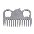 High Quality Stainless Steel Pony Horse Grooming Comb Equestrian Tools