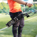 3-Tubes Camouflage Belt Clip Hip Arrow Quiver Holder Bag Hunting Archery Equipment
