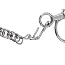 5 Inches Horse Bit Snaffle With Curb Chain and Curb Hooks -Durable and Rustless