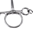 5 Inches Horse Bit Snaffle With Curb Chain and Curb Hooks -Durable and Rustless