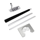 Foldable Collapsible Golf Putter Club with Two Golf Balls One Practice Hole Golfer Gift Set