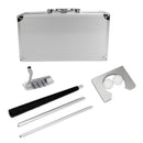 Foldable Collapsible Golf Putter Club with Two Golf Balls One Practice Hole Golfer Gift Set