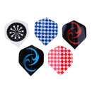 60 Pieces (3 Sets) Standard Dart Flights Professional Durable PET Plastic Darts Flights