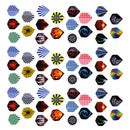 60 Pieces (3 Sets) Standard Dart Flights Professional Durable PET Plastic Darts Flights