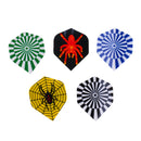 60 Pieces (3 Sets) Standard Dart Flights Professional Durable PET Plastic Darts Flights