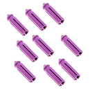 9 Pieces Anodised Aluminum Dart Flight Savers / Protectors Purple