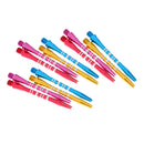 12 Pieces 52mm 2BA Thread Aluminium Alloy Re-Grooved Dart Stems Shafts Throwing Tool - 4 Colors