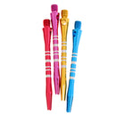 12 Pieces 52mm 2BA Thread Aluminium Alloy Re-Grooved Dart Stems Shafts Throwing Tool - 4 Colors