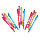 12 Pieces 52mm 2BA Thread Aluminium Alloy Re-Grooved Dart Stems Shafts Throwing Tool - 4 Colors