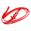 Horse Size Adjustable PVC Horse Halter Bridle Combo With Horse Rein Red