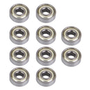 10pcs Replacement SKATEBOARD BEARINGS 608 zz (ABEC-7)- Double Shielded, Silver - Roller Skating