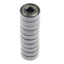 10pcs Replacement SKATEBOARD BEARINGS 608 zz (ABEC-7)- Double Shielded, Silver - Roller Skating