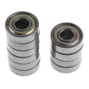 10pcs Replacement SKATEBOARD BEARINGS 608 zz (ABEC-7)- Double Shielded, Silver - Roller Skating