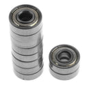 10pcs Replacement SKATEBOARD BEARINGS 608 zz (ABEC-7)- Double Shielded, Silver - Roller Skating