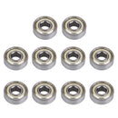 10pcs Replacement SKATEBOARD BEARINGS 608 zz (ABEC-7)- Double Shielded, Silver - Roller Skating