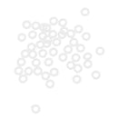 Set of 100 Rubber Dart O-Rings Dart Washers White - Keep Shafts Tight